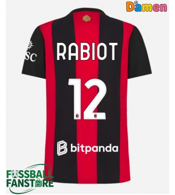 AC Milan Adrien Rabiot #12 Replik Heimtrikot Damen 2026-27 Kurzarm